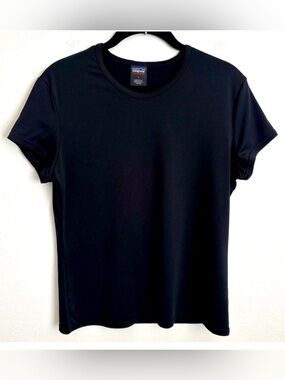 Vintage Patagonia Black Capilene Top Sz M-L Activewear Baselayer Climb Hike